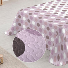 Cargar imagen en el visor de la galería, Colcha Bouti Rombos para Verano y Primavera- Circulos Lila