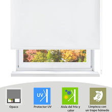 Cargar imagen en el visor de la galería, Estor enrollable opaco- Blanco