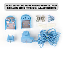 Cargar imagen en el visor de la galería, Estor Enrollable Translúcido Liso Azul