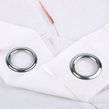 Cargar imagen en el visor de la galería, Cortinas Translúcidas Bordadas de un Visillo 2 Piezas- Camel