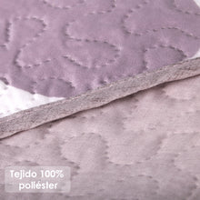 Cargar imagen en el visor de la galería, Colcha Bouti Rombos para Verano y Primavera- Circulos Lila