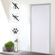 Cargar imagen en el visor de la galería, Protección contra moscas e insectos voladores de las cortinas para interior o exterior de cordón de PVC de 90×120 cm en color arcoíris.