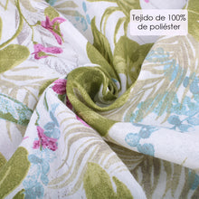 Cargar imagen en el visor de la galería, Cojín de Tumbona 180x50x3,5cm- Hojas Verde