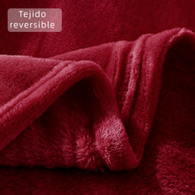 Cargar imagen en el visor de la galería, Manta para Perros, Gatos y Mascotas de Terciopelo- Burdeos