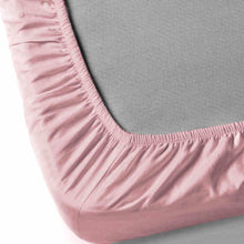 Cargar imagen en el visor de la galería, Sábana Bajera Ajustable 100% Poliéster, Elástica, Suave y Transpirable. Rosa
