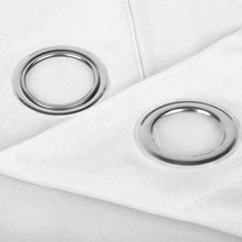 Cargar imagen en el visor de la galería, Cortinas Translúcidas de Salón 140x260cm, 2 Piezas- Blanco
