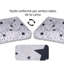 Cargar imagen en el visor de la galería, Cama de Mascota, Colchón o Colchoneta Reversible Estampada- Estrellas