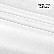 Cargar imagen en el visor de la galería, Cortinas Translúcidas de Salón 140x260cm, 2 Piezas- Blanco