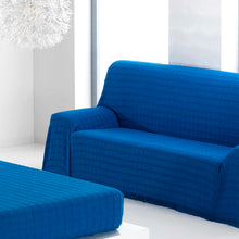 Cargar imagen en el visor de la galería, Colcha multiusos, plaid - Liso Azul