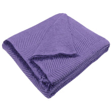 Cargar imagen en el visor de la galería, Colcha multiusos, plaid - Espiga Morado