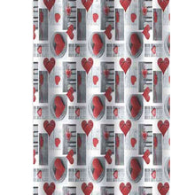 Cargar imagen en el visor de la galería, Cortina de baño impermeable de diseño moderno - Corazón