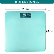 Cargar imagen en el visor de la galería, Báscula de Baño Digital ultrafina de vidrio templado para el baño con sensores de alta precisión, tecnología step-on y pantalla LCD