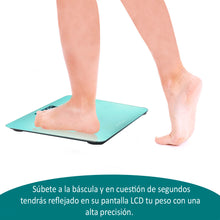 Cargar imagen en el visor de la galería, Báscula de Baño Digital ultrafina de vidrio templado para el baño con sensores de alta precisión, tecnología step-on y pantalla LCD