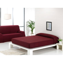 Cargar imagen en el visor de la galería, Colcha multiusos, plaid - Espiga Granate Negro