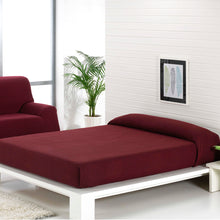 Cargar imagen en el visor de la galería, Colcha multiusos, plaid - Espiga Granate Negro