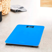 Cargar imagen en el visor de la galería, Báscula de Baño Digital ultrafina de vidrio templado para el baño con sensores de alta precisión, tecnología step-on y pantalla LCD