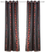 Cargar imagen en el visor de la galería, Cortinas Doble Visillos para Ventanas - 2 Piezas de 150x260cm (NEGRO)