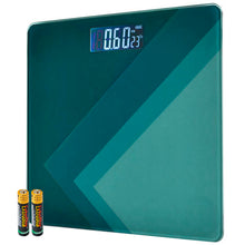 Cargar imagen en el visor de la galería, Báscula de Baño Digital ultrafina de vidrio templado para el baño con sensores de alta precisión, tecnología step-on y pantalla LCD