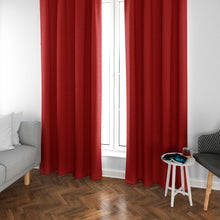 Cargar imagen en el visor de la galería, Cortinas opacas blackout térmicas aislantes del frio y el calor de color granate