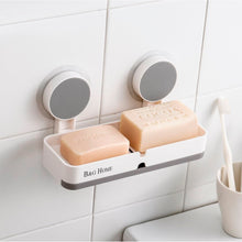 Cargar imagen en el visor de la galería, Jabonera de Baño con Escurridor Extraíble para Baño, Ducha, Lavabo