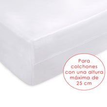 Cargar imagen en el visor de la galería, Funda de colchón 50%Algodón 50%Poliéster, cierre con cremallera.