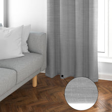 Cargar imagen en el visor de la galería, Cortinas de Salón Translúcidas,Lino, Modernas- Gris