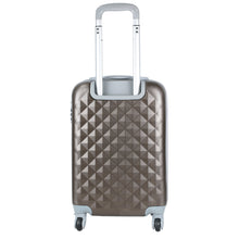 Cargar imagen en el visor de la galería, Maleta de estructura rígida - Modelo Cubo - Marrón