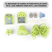 Cargar imagen en el visor de la galería, Estor Enrollable Translúcido Liso Verde