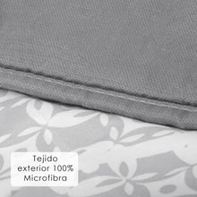 Cargar imagen en el visor de la galería, Edredón/Relleno Nórdico Estampado de Fibra Hueca 400 gr/m²- Rombos Gris