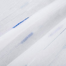 Cargar imagen en el visor de la galería, Cortinas Translúcidas Bordadas de un Visillo 2 Piezas- Marino