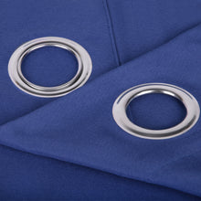 Cargar imagen en el visor de la galería, Cortinas Translúcidas de Salón 140x260cm, 2 Piezas- Azul