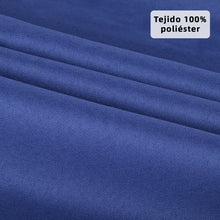 Cargar imagen en el visor de la galería, Cortinas Translúcidas de Salón 140x260cm, 2 Piezas- Azul