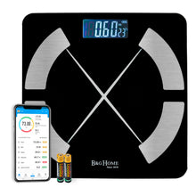 Cargar imagen en el visor de la galería, Báscula inteligente Analiza 8 Funciones, Monitores de Composición Corporal con App para Peso Corporal, Grasa, Agua, IMC, BMR, Masa Muscula