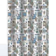 Cargar imagen en el visor de la galería, Cortina de baño impermeable de diseño moderno - Océano