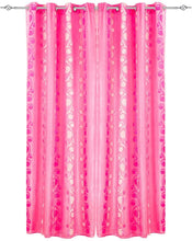 Cargar imagen en el visor de la galería, Cortinas Doble Visillos para Ventanas - 2 Piezas de 150x260cm (ROSA)