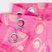 Cargar imagen en el visor de la galería, Cortinas Doble Visillos para Ventanas - 2 Piezas de 150x260cm (ROSA)