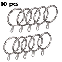 Cargar imagen en el visor de la galería, Anillos de cortina de Metal, ganchos colgantes para cortinas, varillas, anillos de gasa de alta resistencia. Plata-Dorado