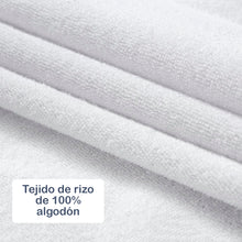 Cargar imagen en el visor de la galería, Protector de colchón rizo 100% Algodón-Cama 90