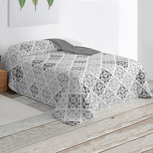 Cargar imagen en el visor de la galería, Edredón/Relleno Nórdico Estampado de Fibra Hueca 400 gr/m²- Rombos Gris