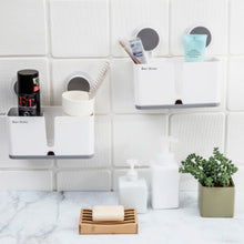 Cargar imagen en el visor de la galería, Estante de ducha con ventosa ideal para organizar