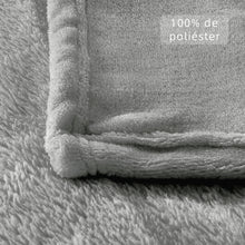 Cargar imagen en el visor de la galería, Manta para Perros, Gatos y Mascotas de Terciopelo- Gris Claro