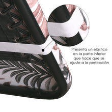 Cargar imagen en el visor de la galería, Cojín de Tumbona 180x50x3,5cm- Hojas Marrón