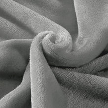 Cargar imagen en el visor de la galería, Manta Terciopelo Suave, Manta Coral- Gris Claro