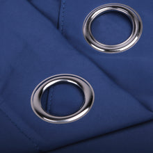 Cargar imagen en el visor de la galería, Cortinas Opacas, Blackout, Térmicas Aislantes del Frio y del Calor- Azul