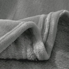 Cargar imagen en el visor de la galería, Manta Terciopelo Suave, Manta Coral- Gris Claro