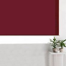 Cargar imagen en el visor de la galería, Estor Enrollable Translúcido Liso Burdeos