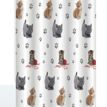 Cargar imagen en el visor de la galería, Cortina de baño impermeable de diseño moderno - Animal