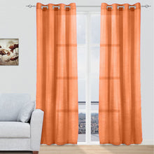 Cargar imagen en el visor de la galería, Cortinas modernas translucidas - Naranja