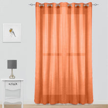 Cargar imagen en el visor de la galería, Cortinas modernas translucidas - Naranja
