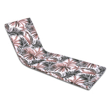 Cargar imagen en el visor de la galería, Cojín de Tumbona 180x50x3,5cm- Hojas Marrón